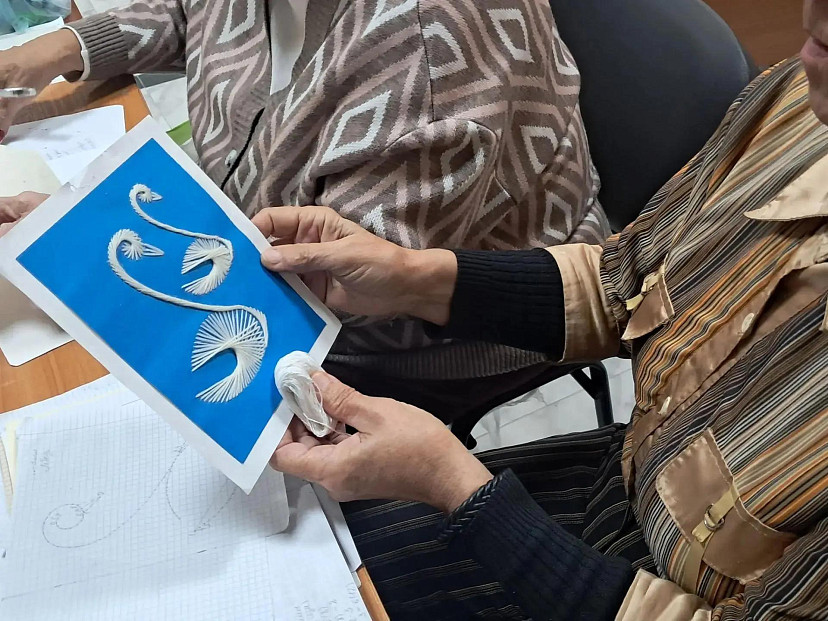 Саратовских пенсионерок увлекли изонити