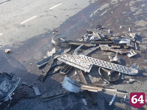 На трассе под Саратовом автовоз задавил косулю