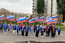 В Саратове накануне Дня России прошел патриотический флешмоб