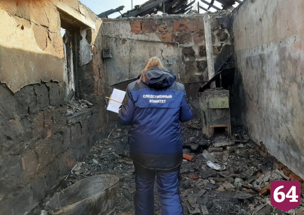 Под Саратовом в сгоревшей квартире нашли труп мужчины