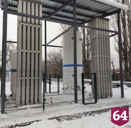 В саратовском ковидном госпитале построили кислородную станцию на 200 коек
