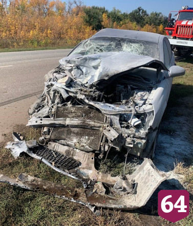 Мужчина покалечится в аварии с КамАЗом под Саратовом