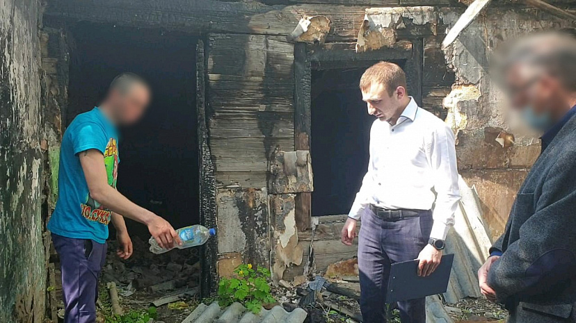 Саратовец случайно сжег друга в заброшенном доме