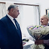 Долгожитель из Саратовской области в 104 года играет на гармошке 