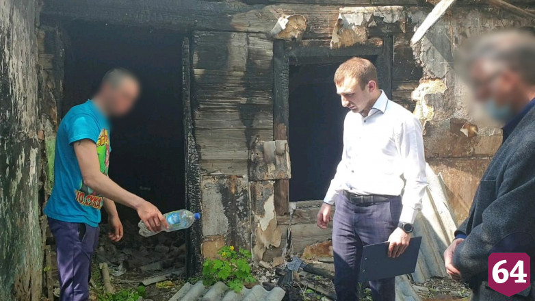 Саратовец случайно сжег друга в заброшенном доме