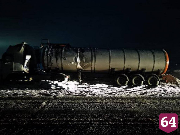 Водитель автоцистерны пострадал в ДТП под Саратовом