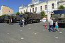 На площади в Вольске открыли выставку военной техники