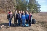 Саратовцы очистили будущую лыжню от мусора и сухостоя