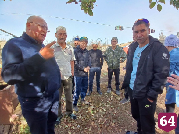 Отпуск саратовского бойца СВО отметили бешбармаком всем селом