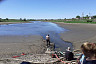 Экскаваторы тонули в иле при расчистке водохранилища под Саратовом 
