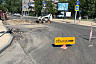 Автомобилисты едут по тротуару из-за коллапса в центре Саратова