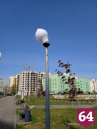 Саратовцев возмутили засохшие деревья и сломанные фонари в парке