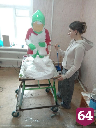 В Саратовской области восстанавливают парковые скульптуры советских времен