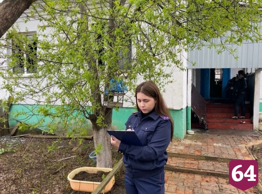 На пожаре под Саратовом погибли два человека