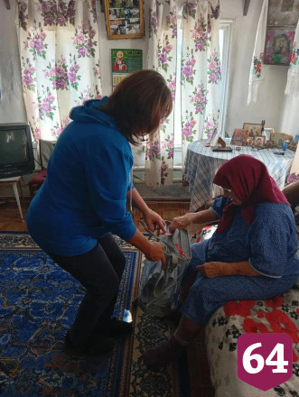 В Саратовской области проголосовала 100-летняя долгожительница