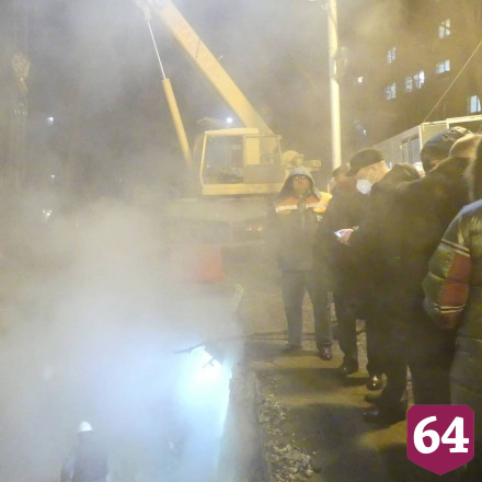 В Ленинском районе завершили аварийный ремонт теплотрассы 