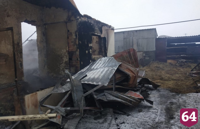 На пожаре в доме сгорел мужчина 