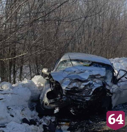 В аварии под Саратовом погибли трое человек