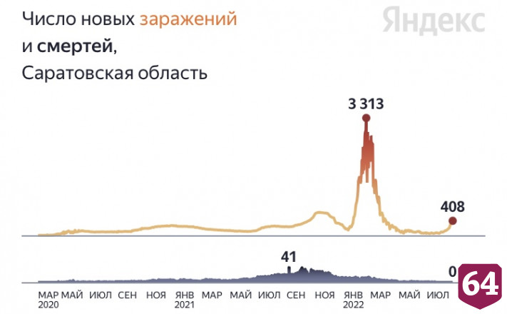 В Саратовской области шестую неделю не умирают от коронавируса 