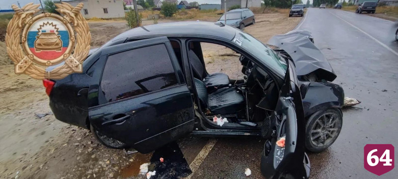 Два человека пострадали в аварии на улице Лермонтова