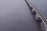 Остров с саратовским пляжем проявился по обеим сторонам моста
