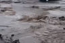 В Саратове сильным дождем смыло асфальт