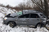 Пенсионер слетел в кювет на иномарке и попал в больницу