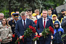 В парке Победы Саратова подняли флаг и исполнили гимн 