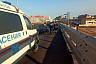 Автоледи протаранила отбойник на скользком мосту и попала в больницу
