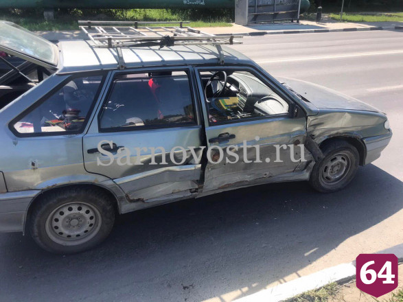 В столкновении легковушек на Московском шоссе ранена 3-летняя девочка