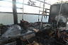 Ночью пожарные тушили «Газель» 