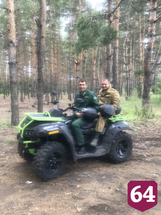 Саратовские леса патрулируют пожарные на квадроциклах
