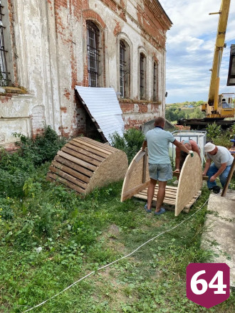 В саратовском селе Лох возрождают колокольню старинного храма