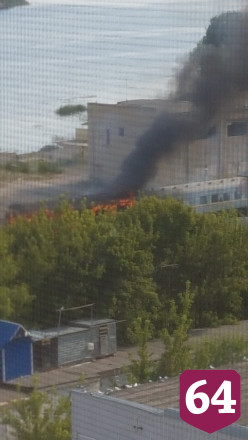 В Саратове сгорел вагон поезда 