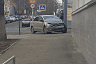 В Саратове иномарка протаранила троллейбус и вылетела на тротуар