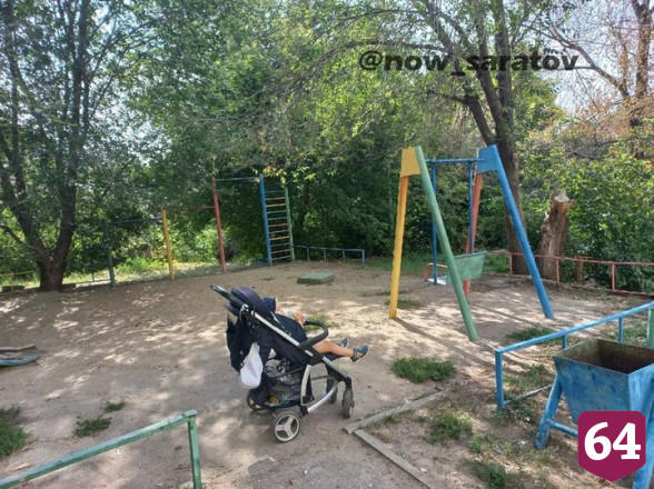 Жителей Саратова возмутили собачьи фекалии на детской площадке