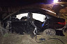 Водитель опрокинул «Солярис» на трассе и покалечил двух пассажиров
