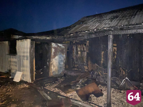 Пожар под Саратовом унес жизнь женщины