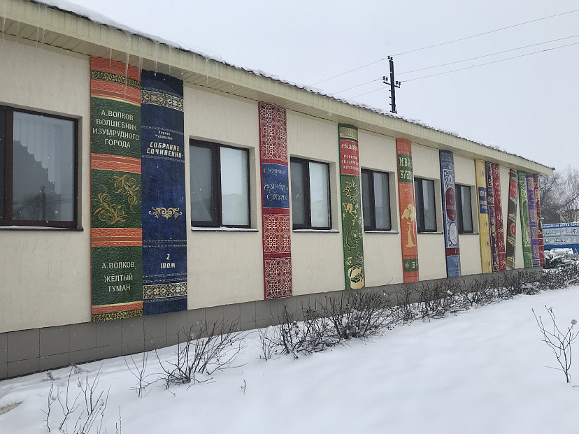 В детской библиотеке под Саратовом установили бассейн