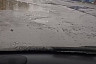 Автомобилист из Энгельса показал разбитую дорогу к стадиону и детсаду