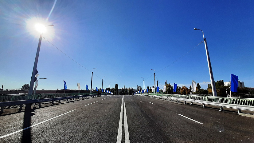 В Саратове готовятся к открытию Трофимовского моста 