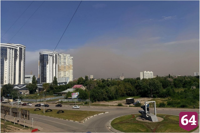 Саратовцам объяснили происхождение пыльной бури