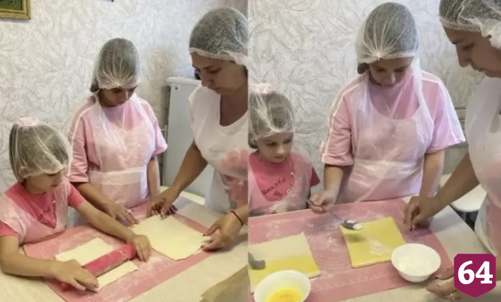 Саратовских детей научили печь «ушки» из слоеного теста