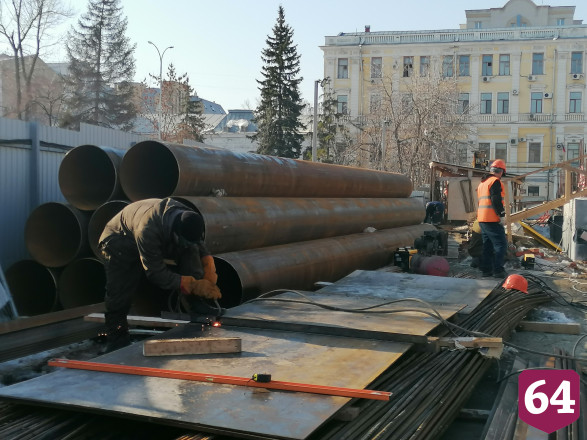 На стройплощадке театра оперы и балета активизировались работы 