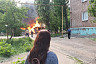 В Саратове пожарные тушили сараи
