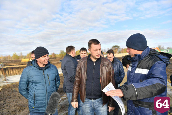 В Саратове заливают фундамент противотуберкулезного диспансера
