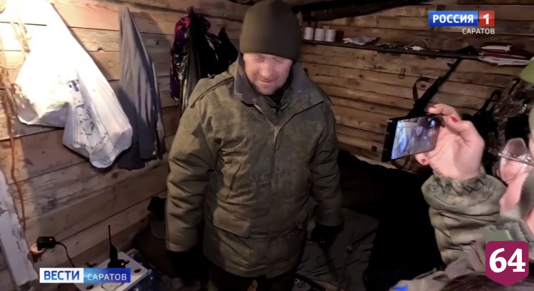Блюда саратовских бойцов в зоне СВО показали по ТВ