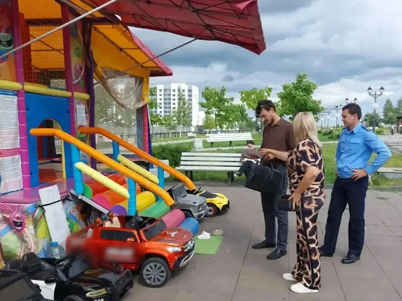 В Саратове нелегально работали детские аттракционы 