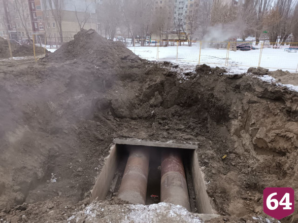 В Саратове после крупной коммунальной аварии вернули тепло в дома
