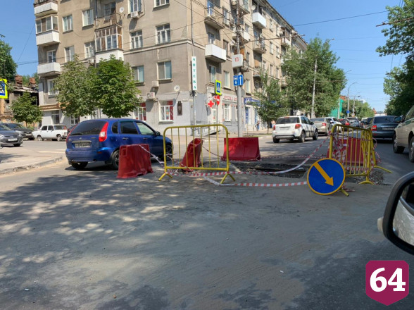 В Саратове подрядчиков оштрафуют за траншеи без ограждений
